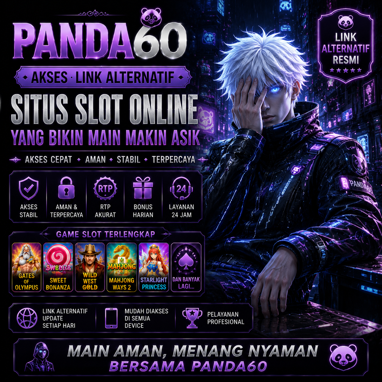 PANDA60 : Studio Permainan Togel Online dengan Pilihan Pasaran Terlengkap